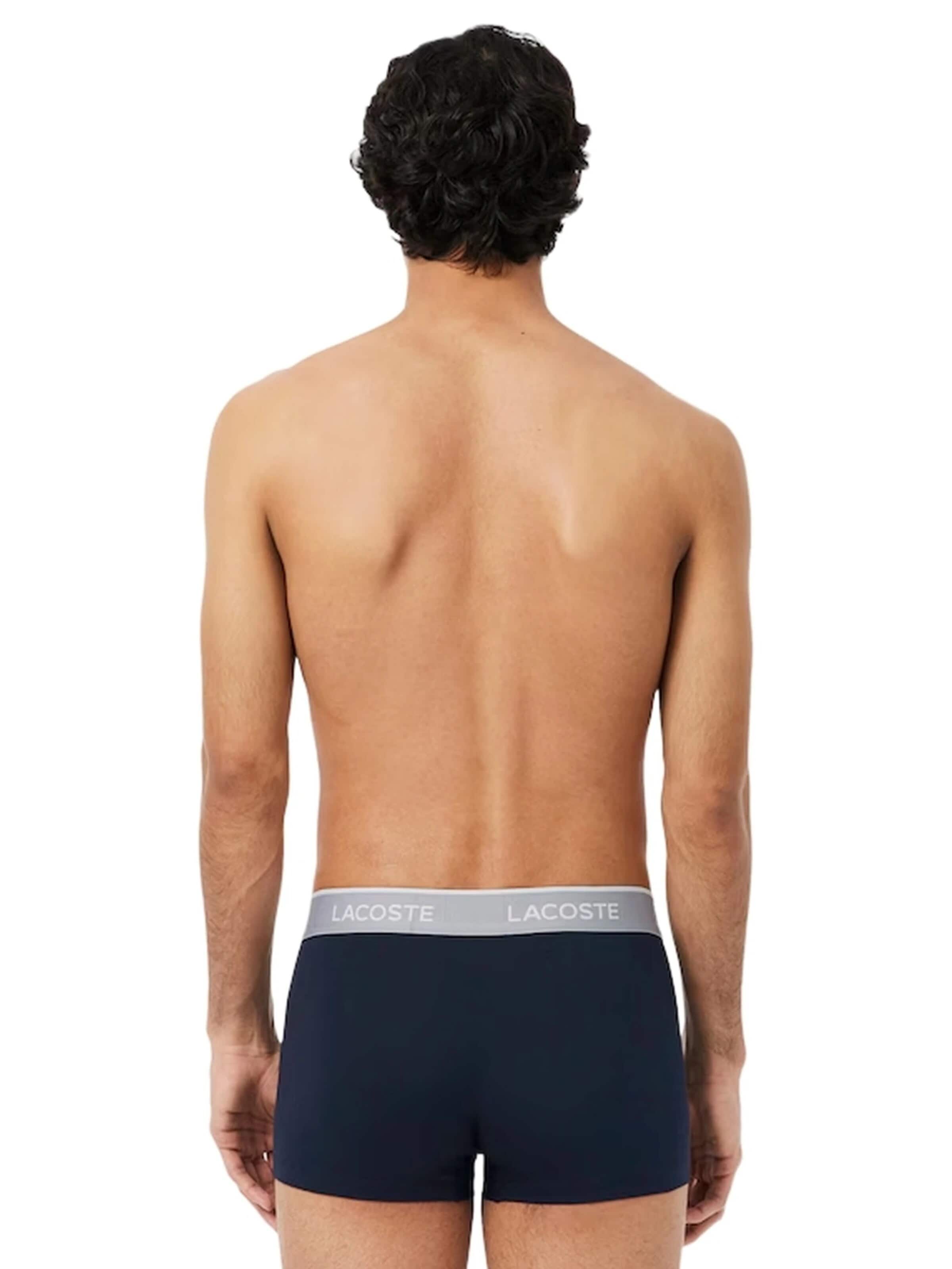 LACOSTE - Calzoncillo boxer en azul