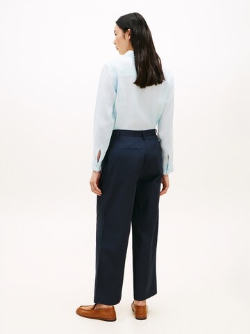 Wide Leg Pantalon TOMMY HILFIGER en bleu