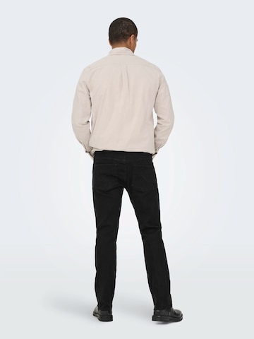 Only & Sons regular Jeans 'ONSWEFT' i sort