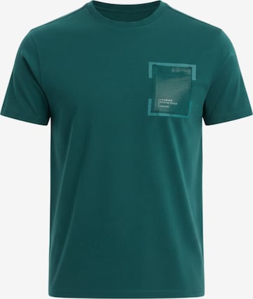 Ombre Shirt in Green: front