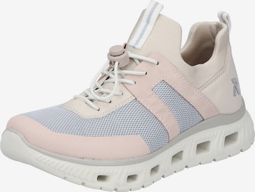 Rieker Sport - Zapatillas deportivas bajas en rosa: frente