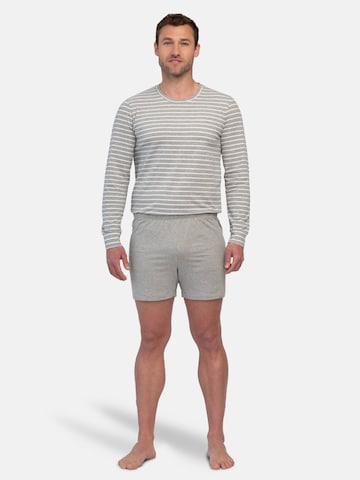 greenjama Pajama Pants 'Jersey' in Grey