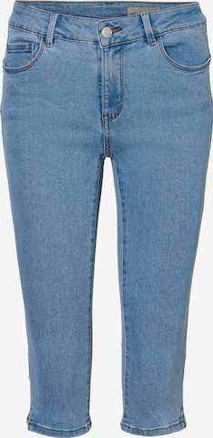 Coupe slim Jean 'Hot Seven' VERO MODA en bleu : devant