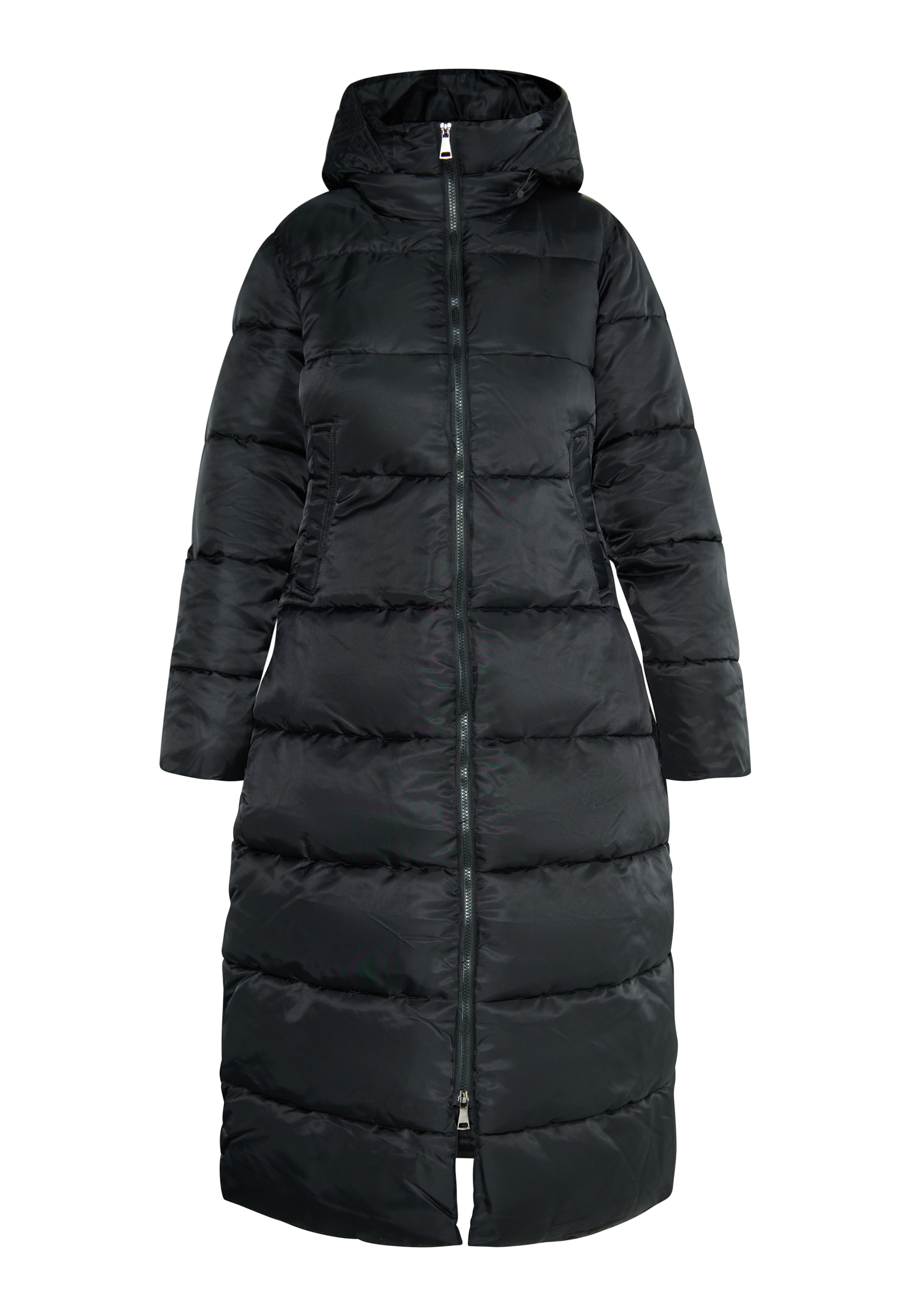 TUFFSKULL Зимнее пальто в Черный: спереди