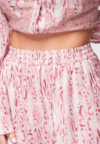 Ombre Wide leg Broek in Roze