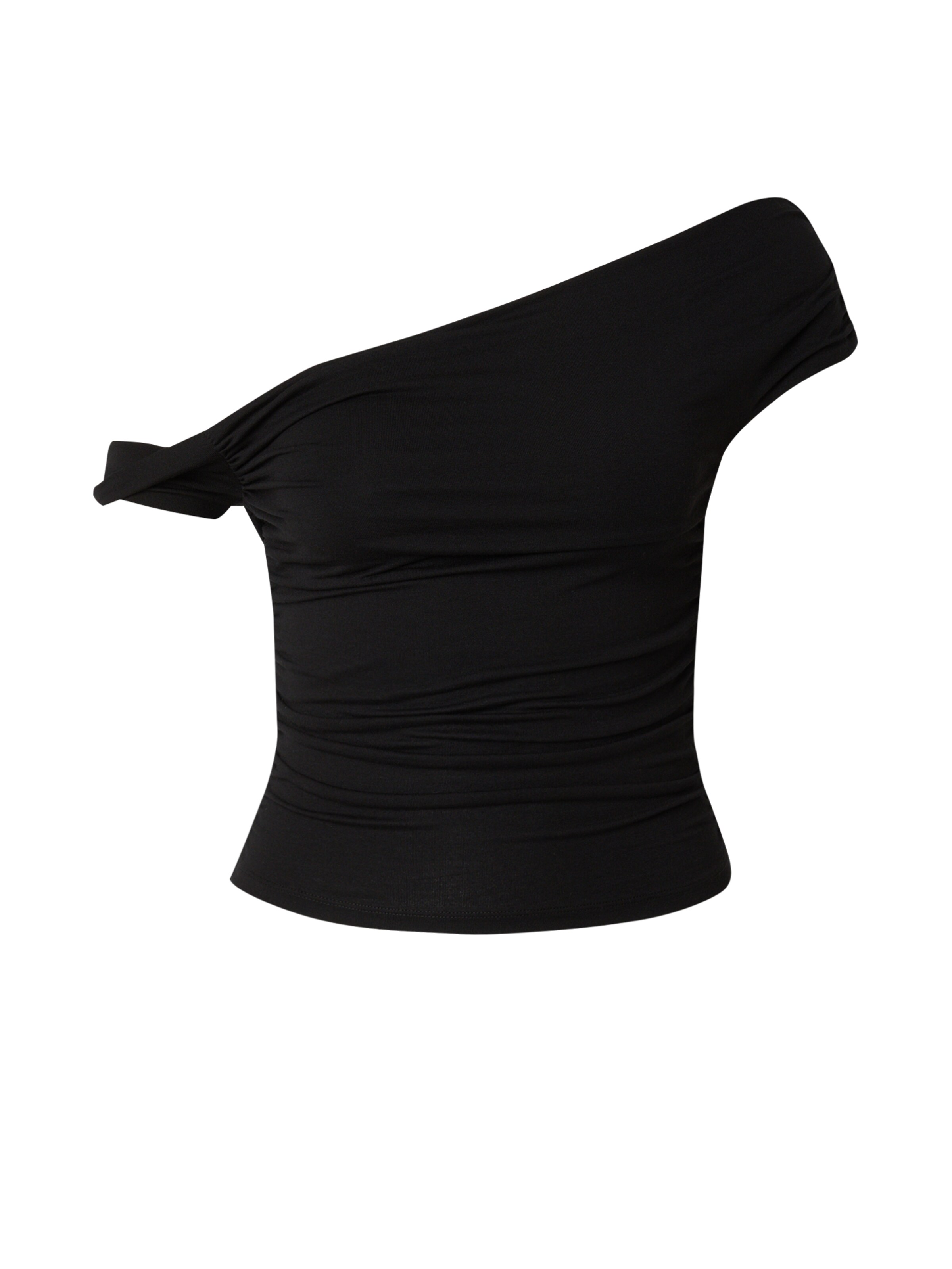 Top 'Ennie' di EDITED in nero: frontale