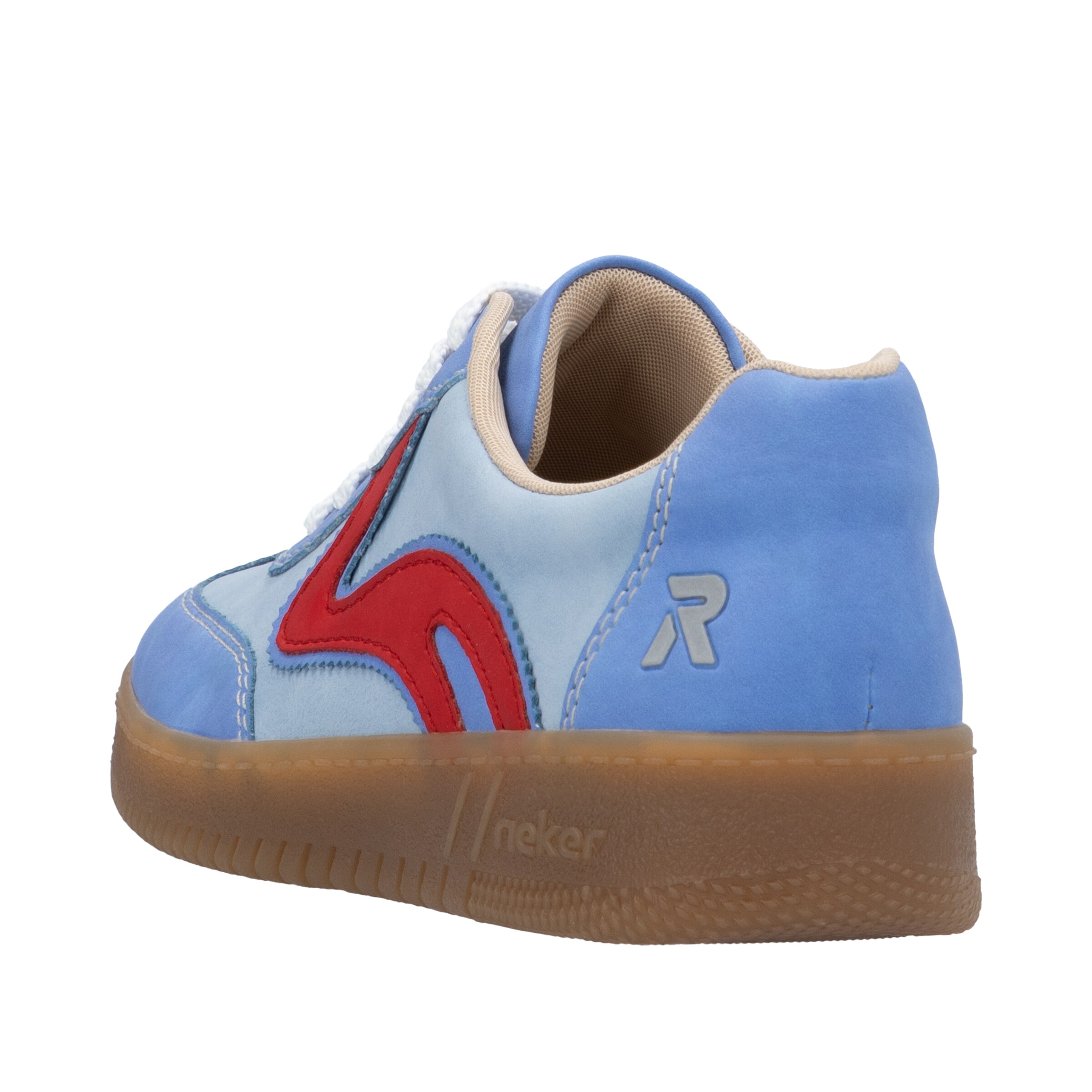 Baskets basses Rieker en bleu