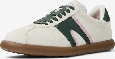 CAMPER Baskets basses 'Pelotas Soller' en 35 en vert foncé / rose / blanc naturel, Vue avec produit