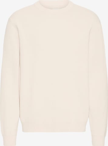!Solid Sweater ' SDRYKER ' in Beige: front