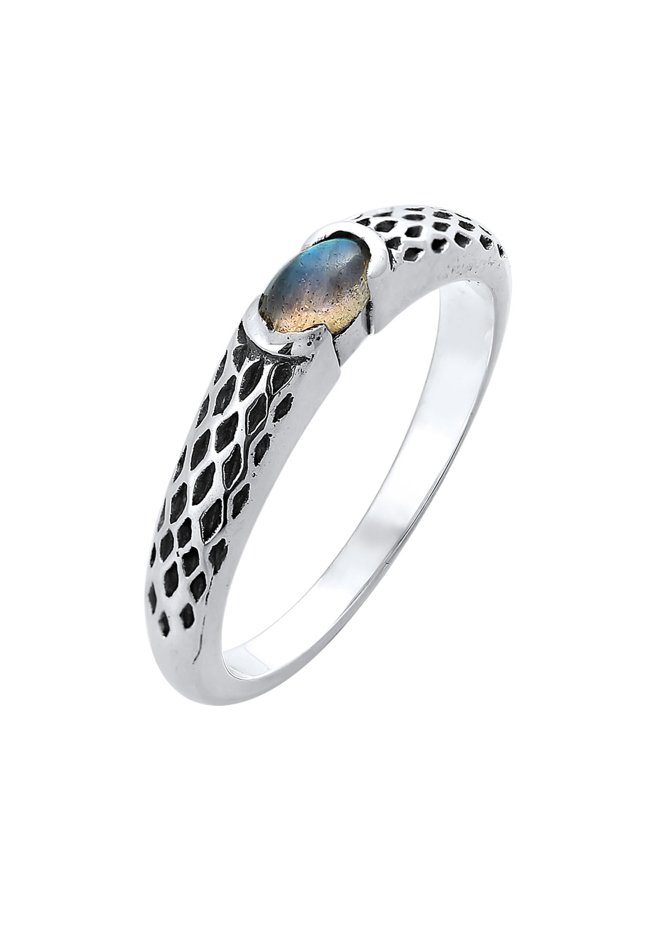 KUZZOI Ring i silver: framsida