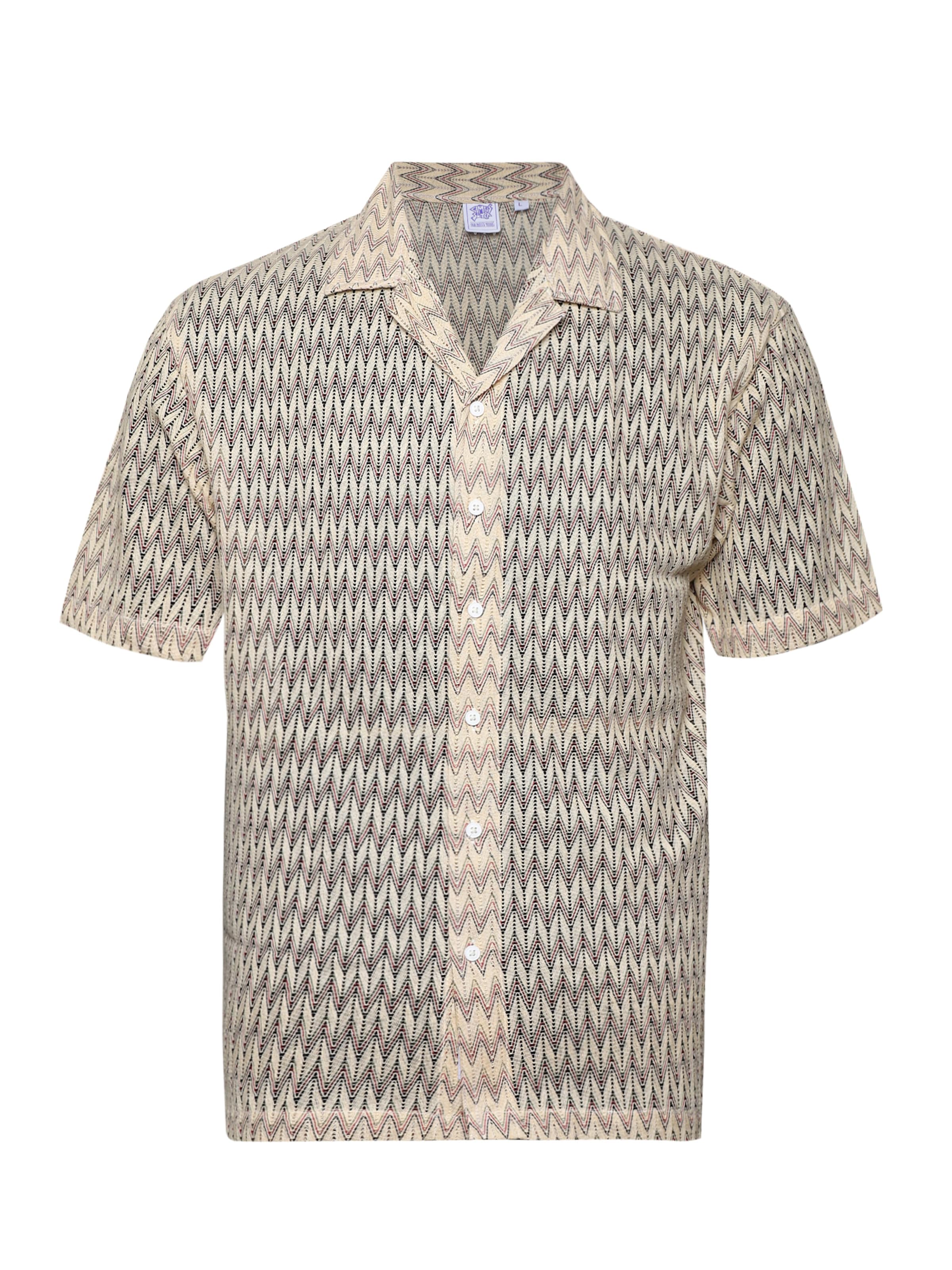 Campus Sutra Regular fit Πουκάμισο 'Toya' σε μπεζ: μπροστά