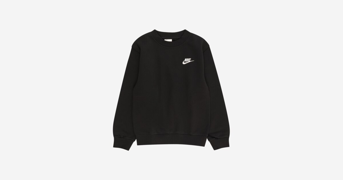 Nike Sportswear Sweatshirt 'Club Fleece' in Black ABOUT YOU