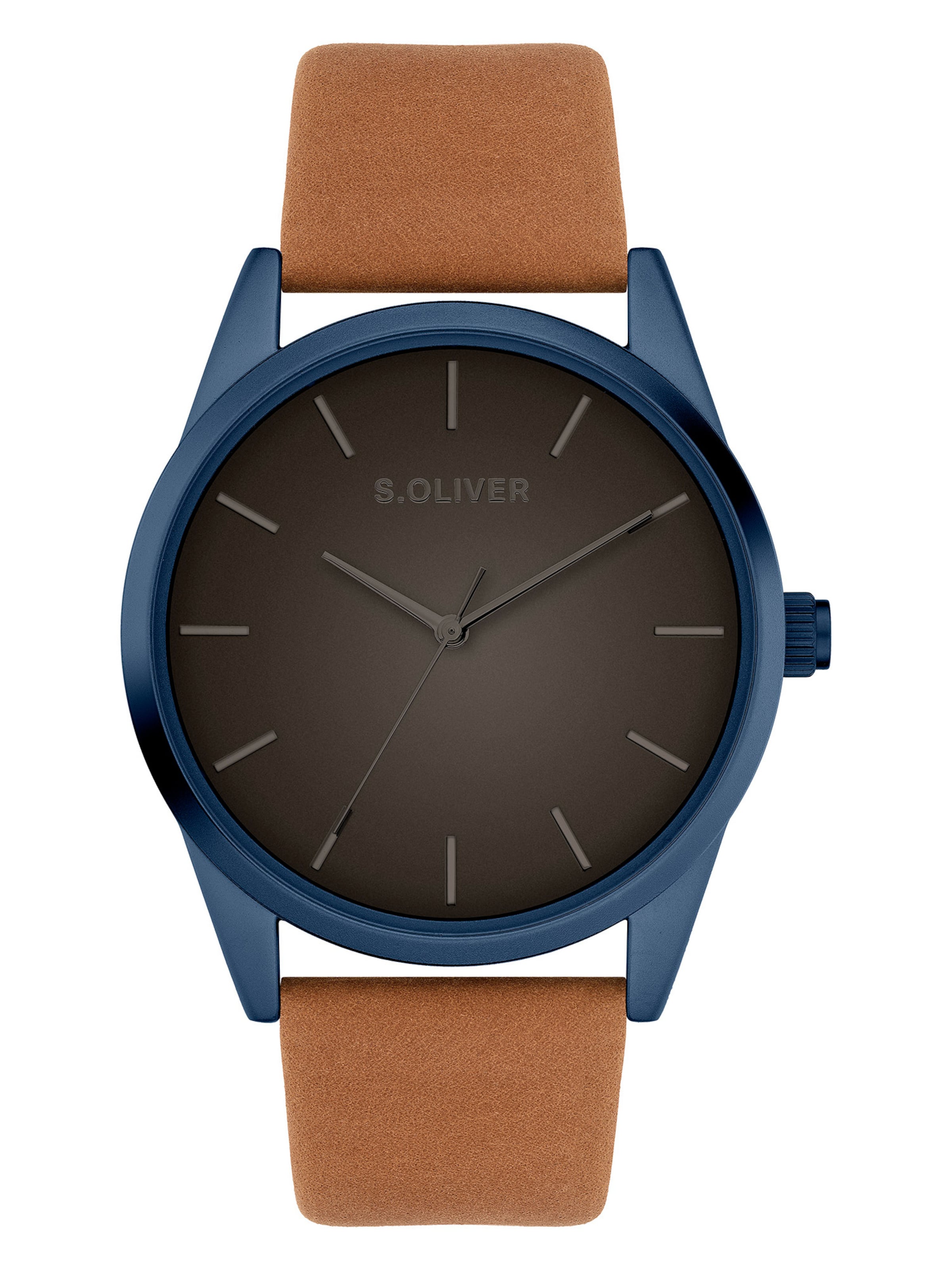 s.Oliver Analog Watch in Blue: front
