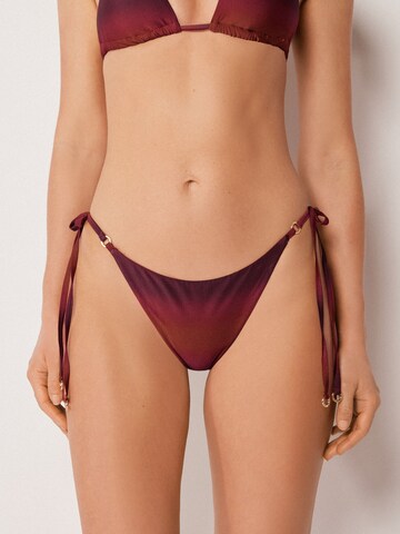 CALZEDONIA Bikini Bottoms 'Soft Shades' in Red: front