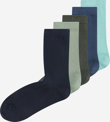 Lindex Socks in Blue: front