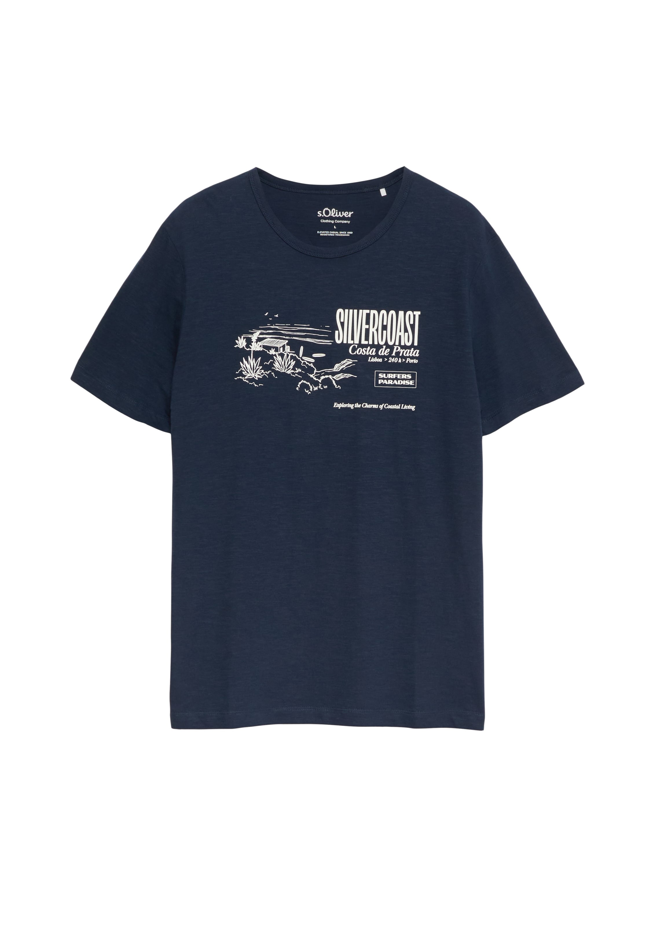T-Shirt s.Oliver en bleu : devant