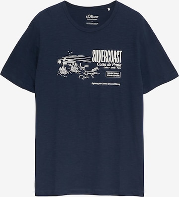 T-Shirt s.Oliver en bleu : devant