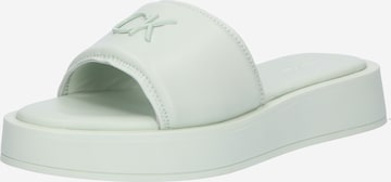 Calvin Klein Pantolette in Grün: predná strana