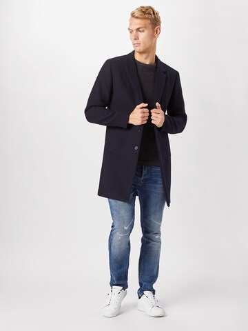 JACK & JONES Between-Seasons Coat in Blue