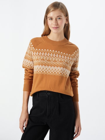 GAP Pulover 'FAIRISLE' | rjava barva: sprednja stran