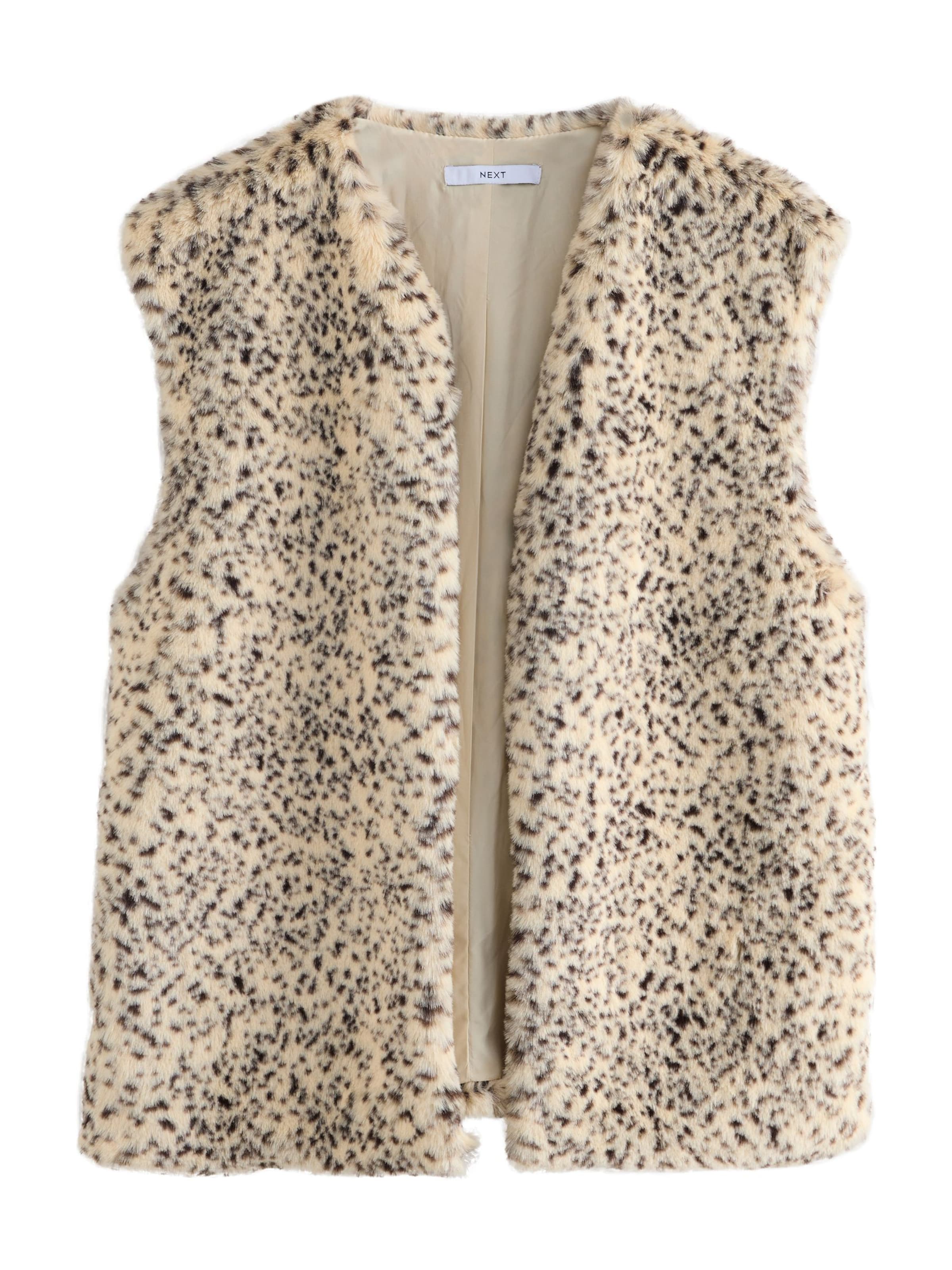 Next Vest i beige / sort, Produktvisning