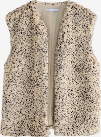 Next Жилетка в Бежевый: спереди