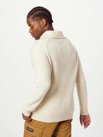 JOOP! Пуловер 'Brunor' в бяло