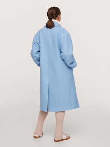 MANGO Between-Seasons Coat 'Hawaii' in Blue