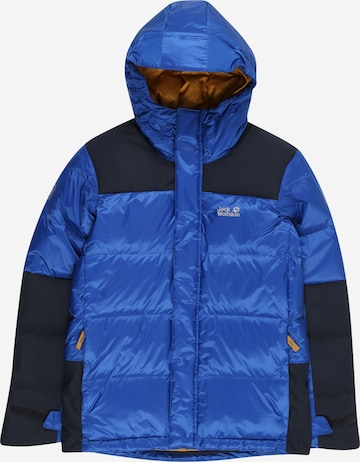 JACK WOLFSKIN Zunanja jakna 'MOUNT COOK' | modra barva: sprednja stran