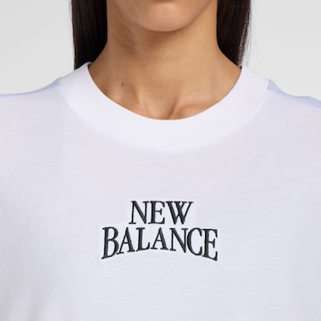 new balance Oversized shirt 'Trackside' in Wit