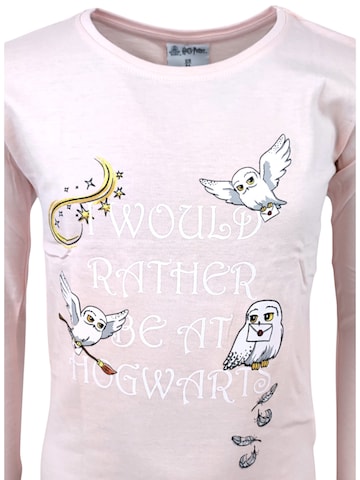 Harry Potter Shirt 'Harry Potter Langarmshirt' in Pink