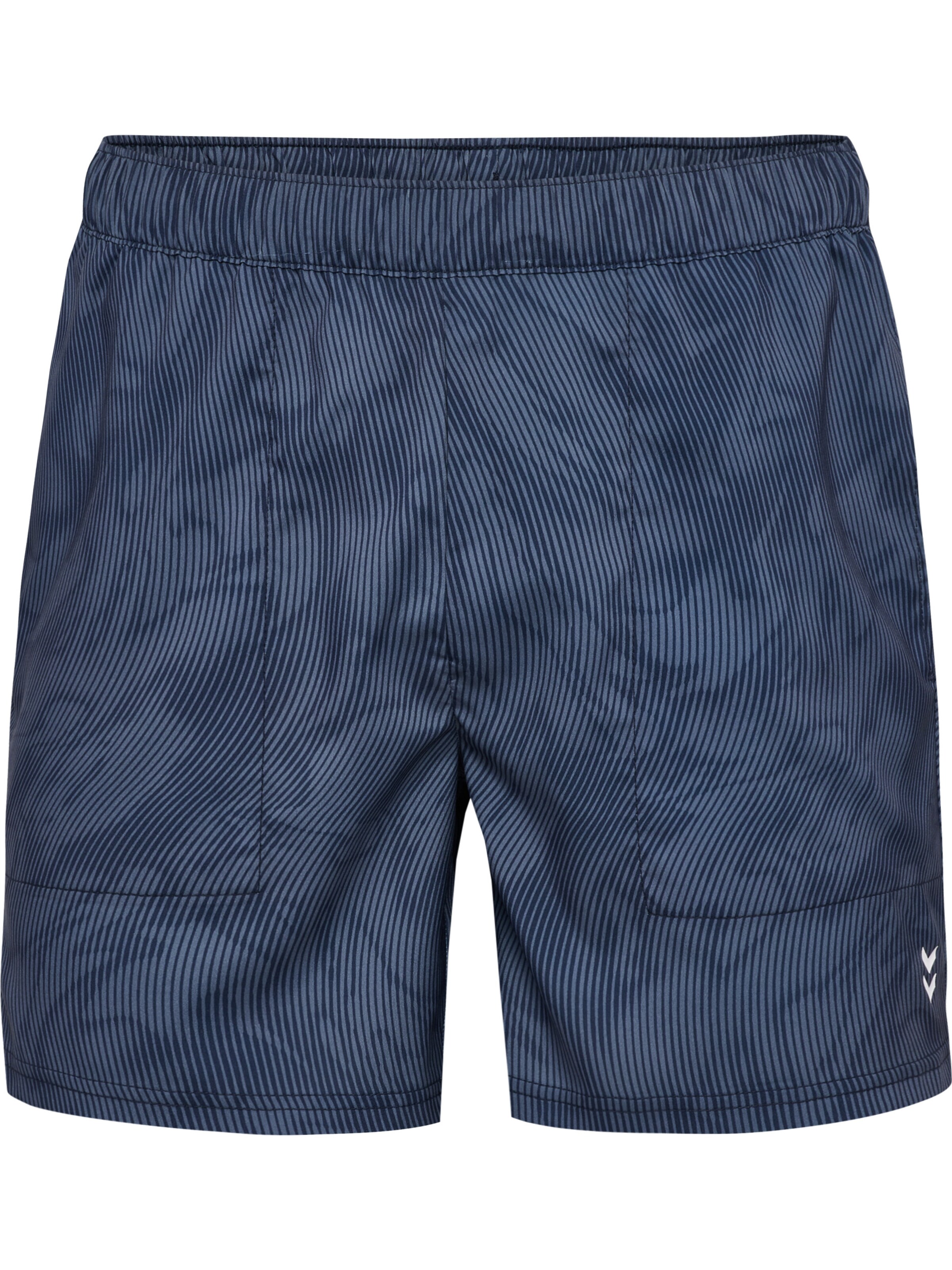 Hummel Sportbroek in de kleur Marine / Saffier / Wit, Productweergave