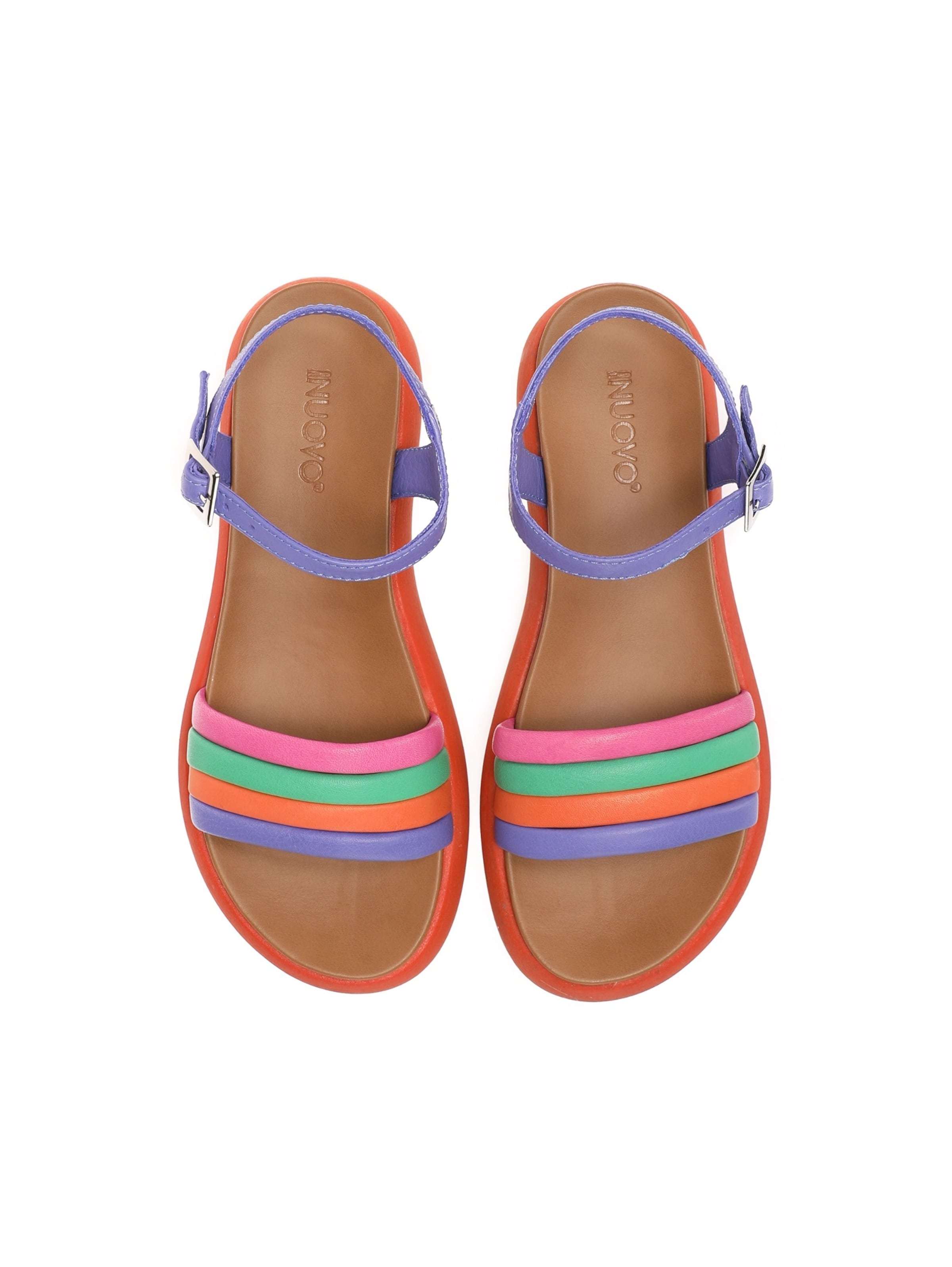 Sandales à lanières INUOVO en violet