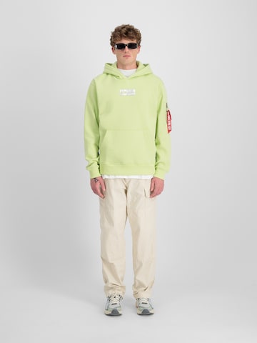 ALPHA INDUSTRIES Sweatshirt i grön