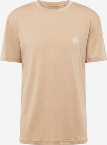 T-Shirt fonctionnel 'COASTAL RUN' QUIKSILVER en beige : devant