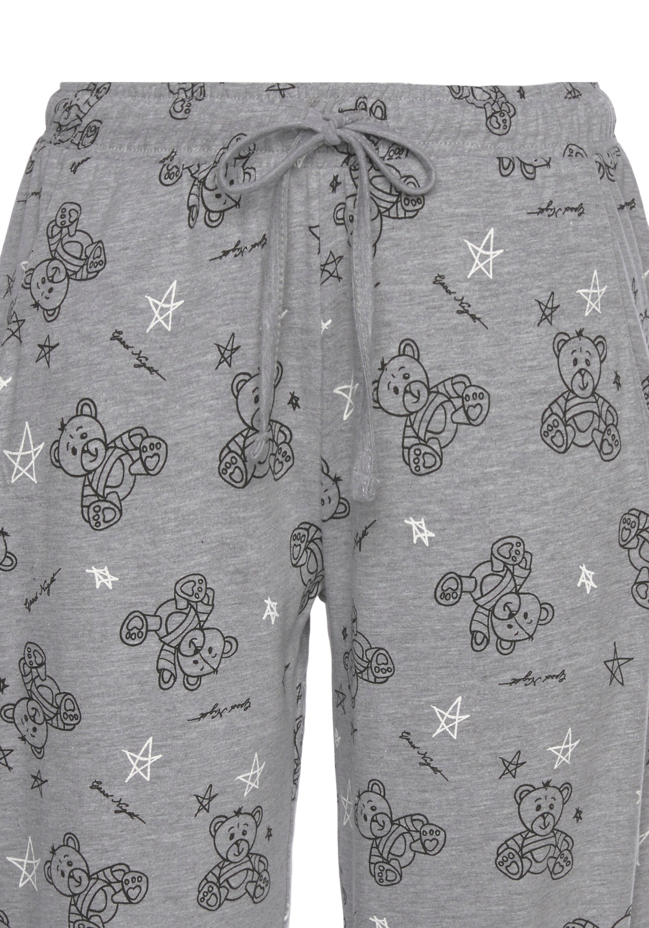 VIVANCE Pyjama 'Dreams' in Grau