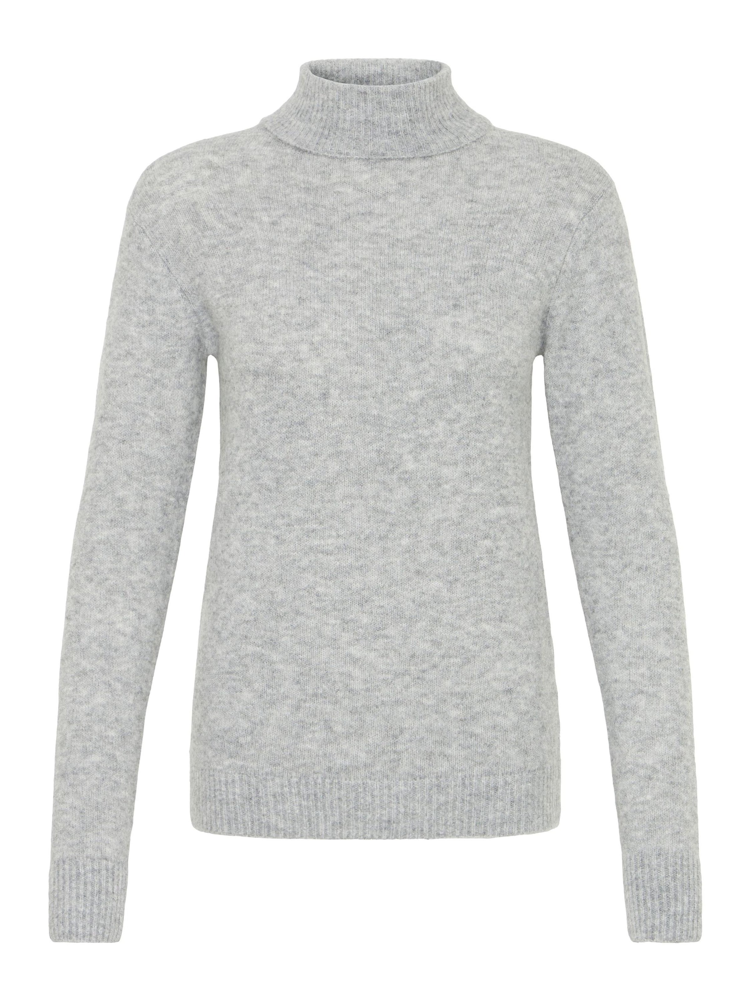 Oxmo Trui ' OXISIGNE ' in Grijs: voorkant