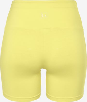 LASCANA Skinny Workout Pants in Yellow