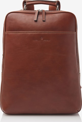 Castelijn & Beerens Backpack 'Verona' in Brown: front