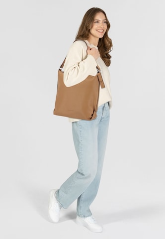 Borsa a spalla 'Olive' di TOM TAILOR in marrone: frontale