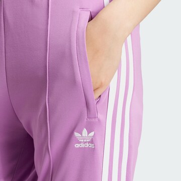 Coupe slim Pantalon 'Adicolor Sst' ADIDAS ORIGINALS en violet