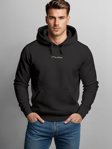 Neverless Sweatshirt 'Palmen' in Black