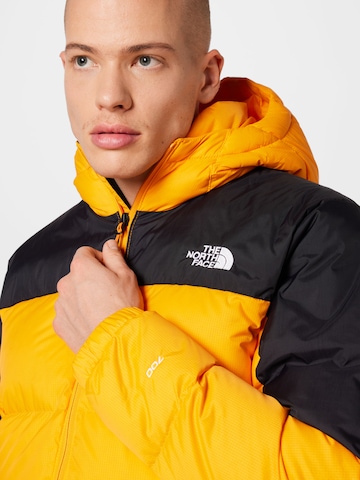 THE NORTH FACE Klasický střih Outdoorová bunda 'DIABLO' – oranžová