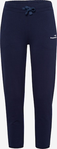 KangaROOS Tapered Pants in Blue: front