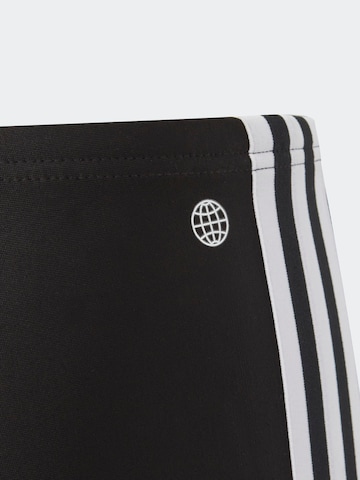 ADIDAS PERFORMANCE Athletic Swimwear 'Classic 3-Stripes Jammers' in Black