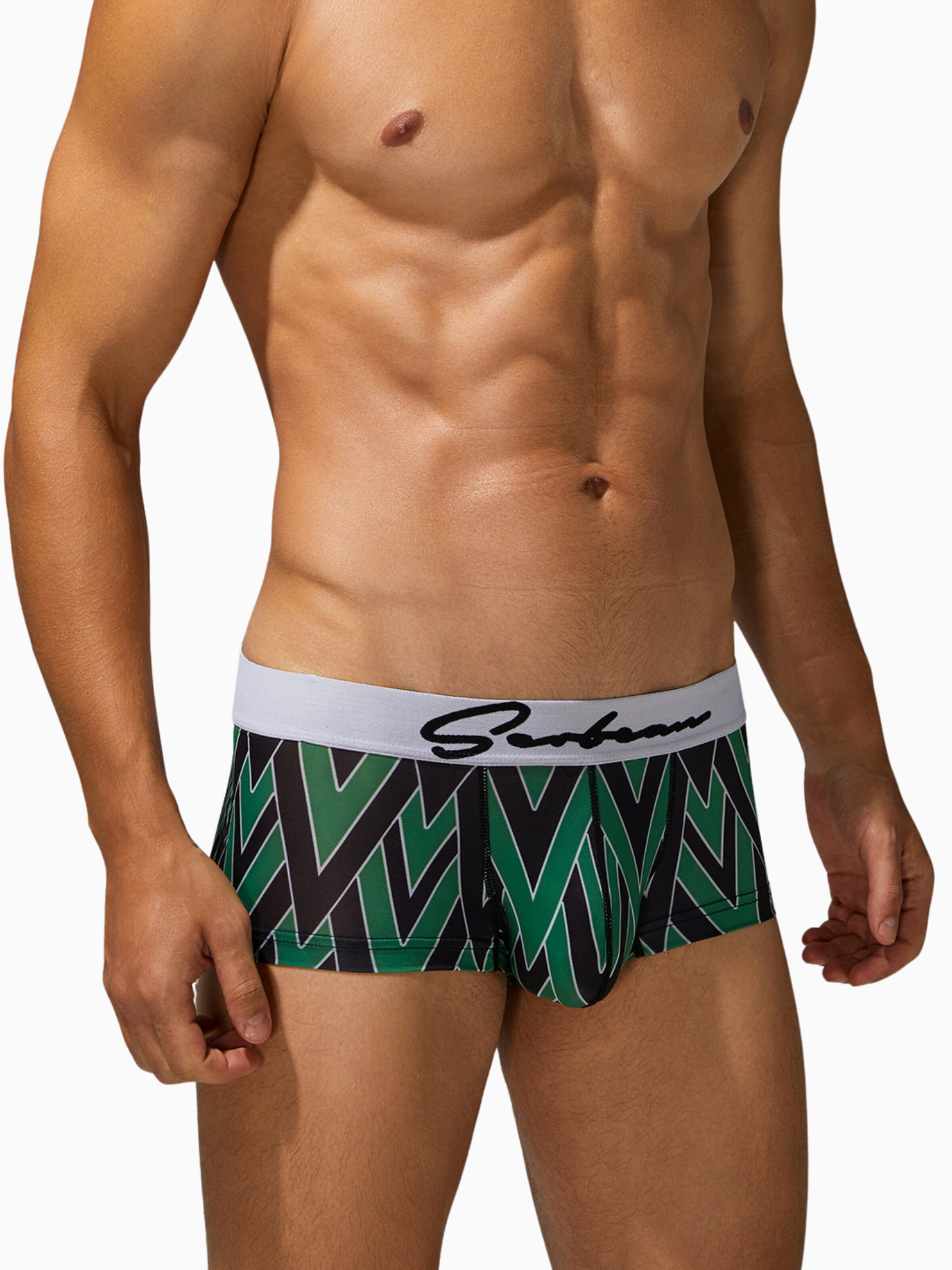 SEOBEAN Boxer shorts in Green