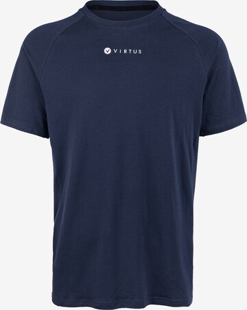 Virtus Shirt 'Briand' in Blauw: voorkant