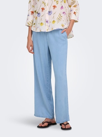 Jaqueline de Yong Baggy Trousers 'Mira' in Blue