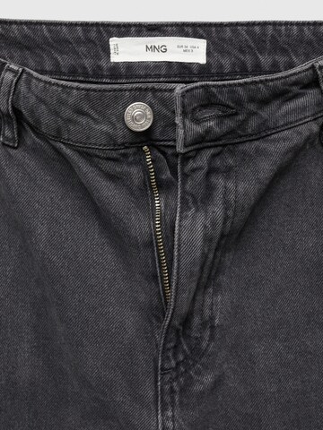 MANGO Široke hlačnice Kavbojke 'Talia' | siva barva