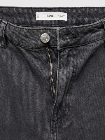 MANGO Široke hlačnice Kavbojke 'Talia' | siva barva